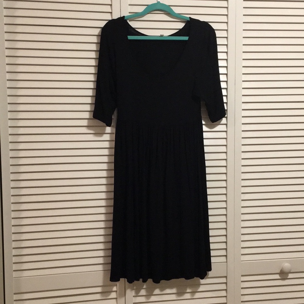 Black t-shirt dress